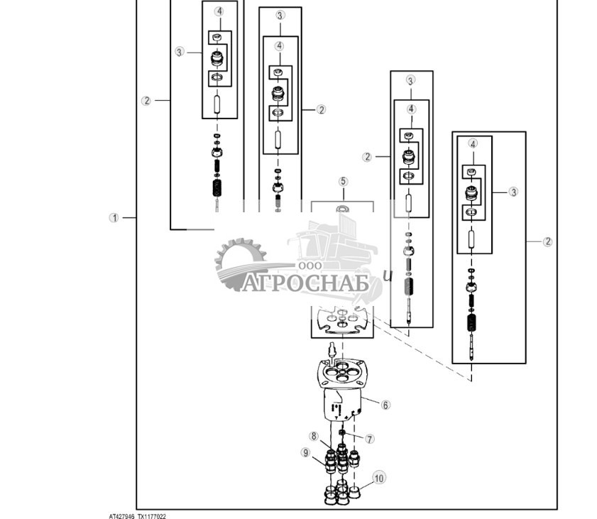 Клапан сервоконтроллера, левый ( - 303523) - ST823207 546.jpg